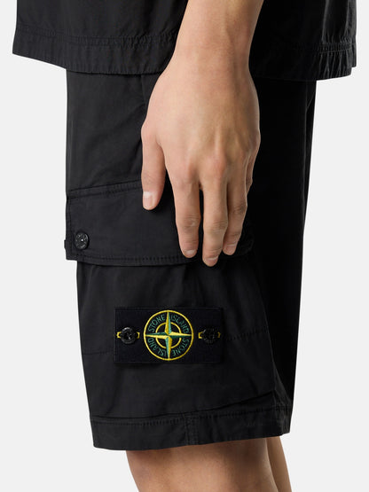 Stone Island Slim-Fit Cargo Bermuda Shorts with Zip Pockets L100019