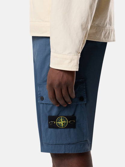 Stone Island Slim-Fit Cargo Bermuda Shorts with Zip Pockets L100019
