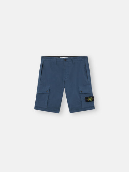 Stone Island Slim-Fit Cargo Bermuda Shorts with Zip Pockets L100019