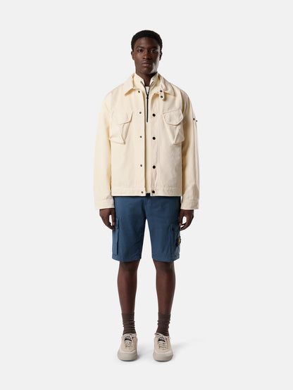 Stone Island Slim-Fit Cargo Bermuda Shorts with Zip Pockets L100019