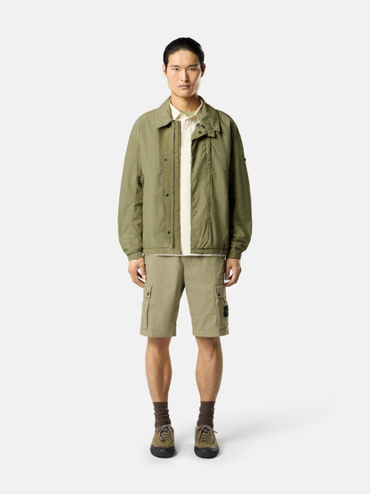 Stone Island Slim-Fit Cargo Bermuda Shorts with Zip Pockets L100019