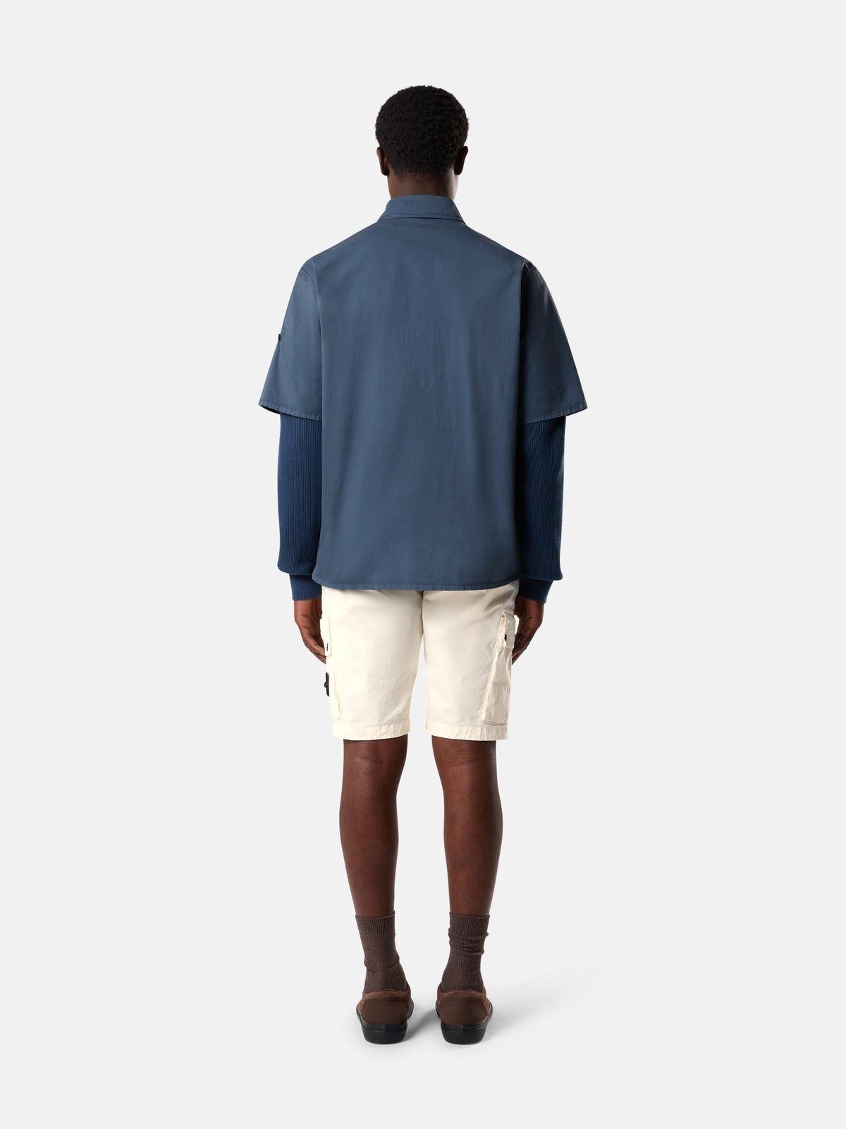 Stone Island Slim-Fit Cargo Bermuda Shorts with Zip Pockets L100019