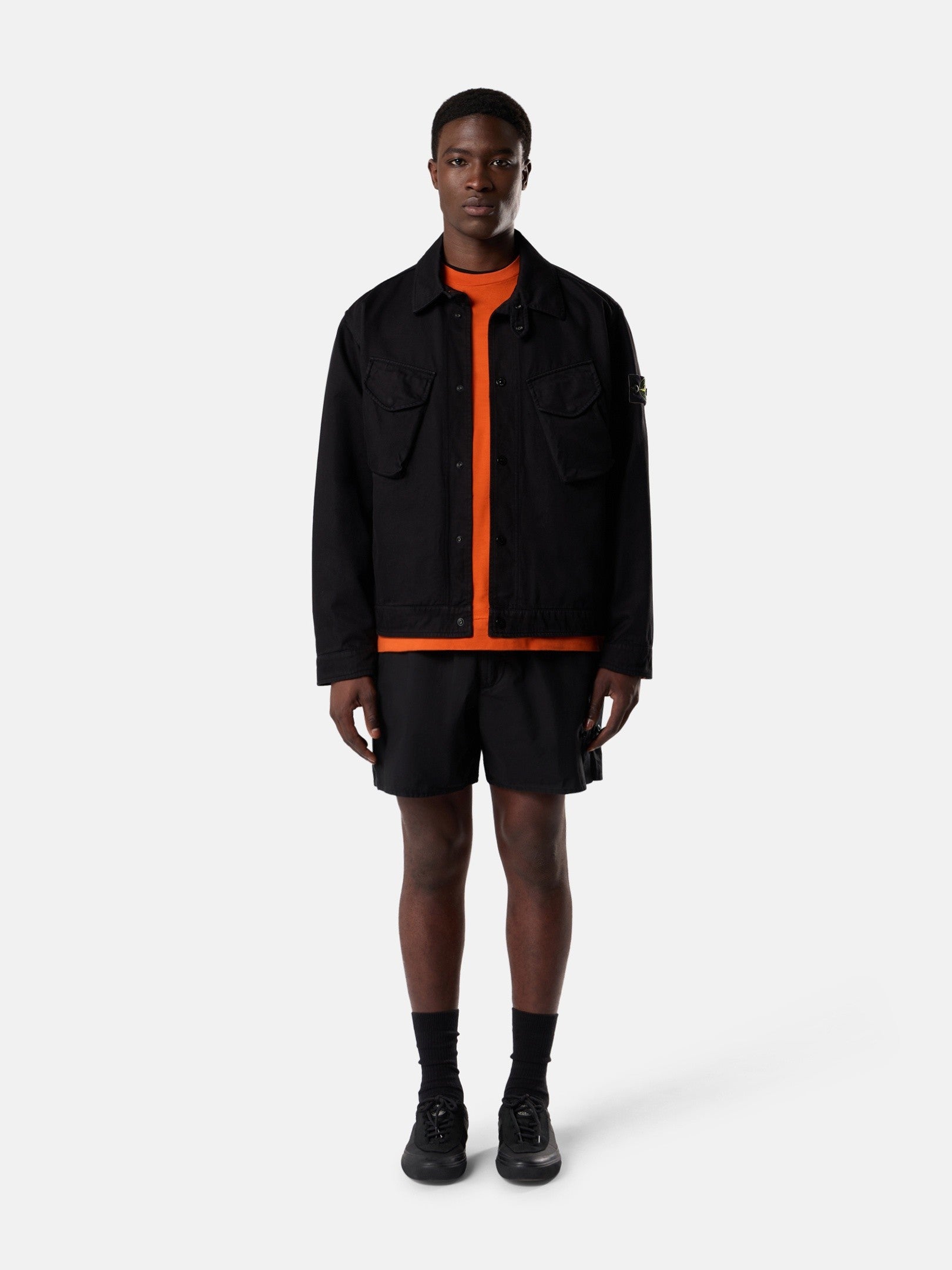 Stone Island Coach Jacket with Anti-Drop Finish Q100003