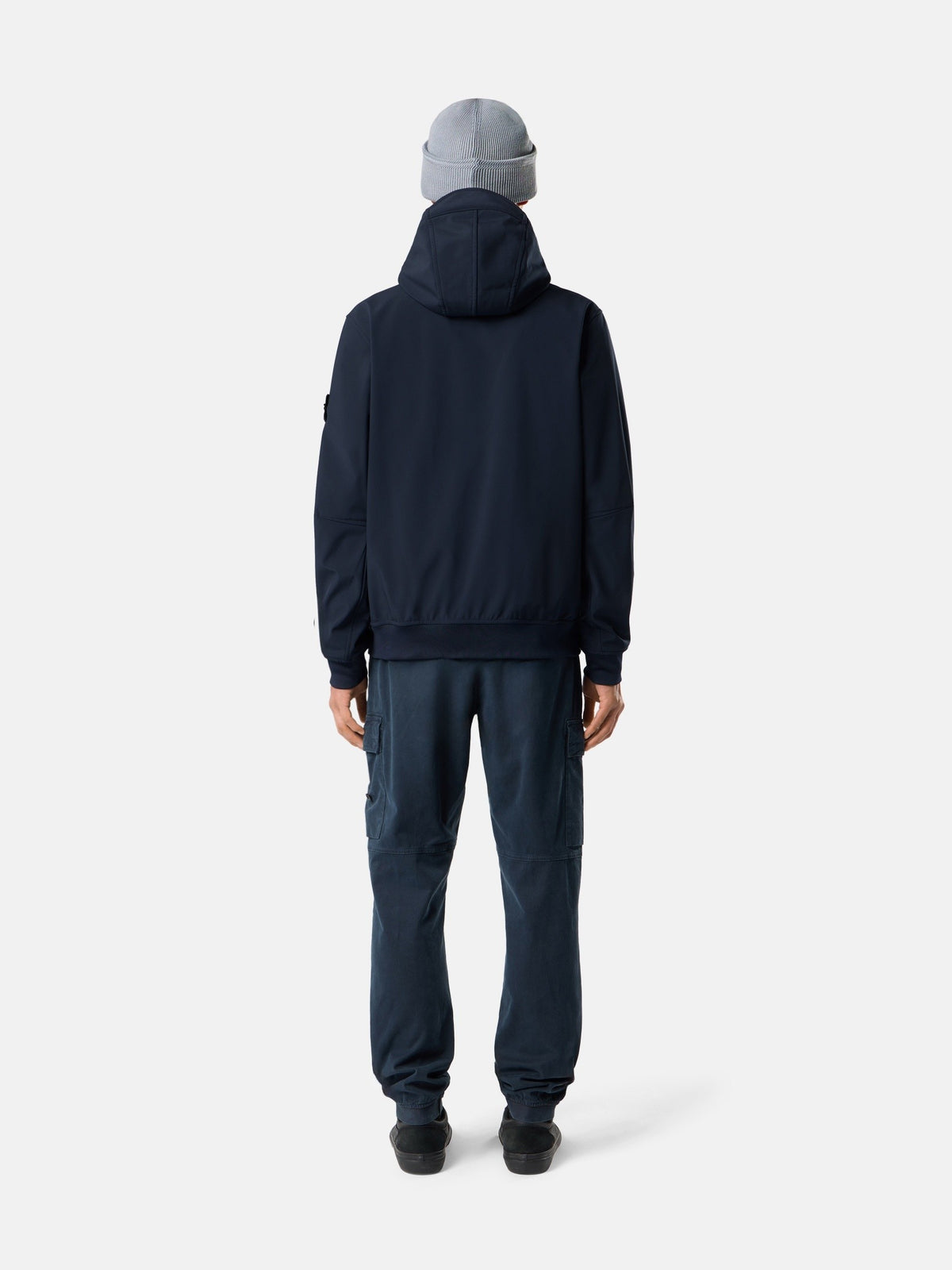 Stone Island Hooded Jacket with Wind- and Water-Resistant Membrane Q100004