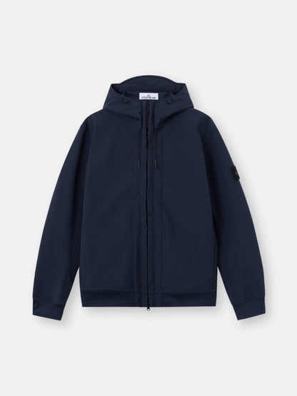 Stone Island Hooded Jacket with Wind- and Water-Resistant Membrane Q100004