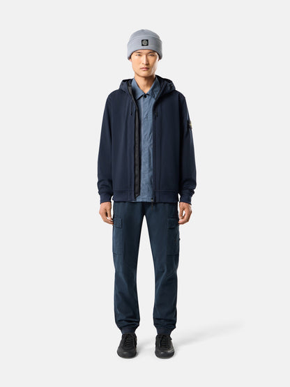 Stone Island Hooded Jacket with Wind- and Water-Resistant Membrane Q100004