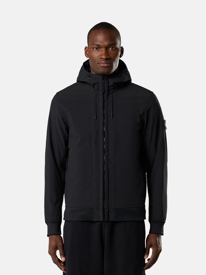 Stone Island Hooded Jacket with Wind- and Water-Resistant Membrane Q100004