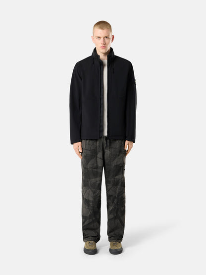 Stone Island Stand Collar Jacket with Wind- and Water-Resistant Membrane Q100005