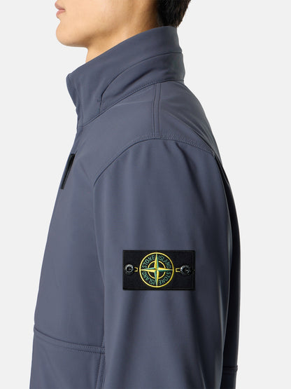 Stone Island Stand Collar Jacket with Wind- and Water-Resistant Membrane Q100005