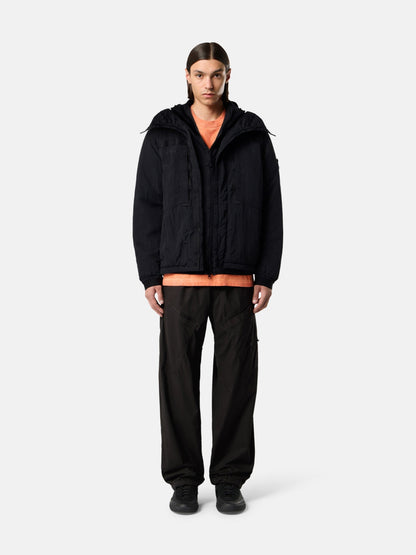 Stone Island Padded Hooded Jacket with Anti-Drop Finish Q100007