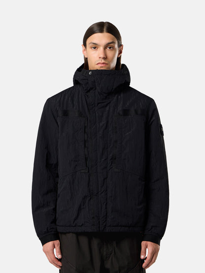 Stone Island Padded Hooded Jacket with Anti-Drop Finish Q100007