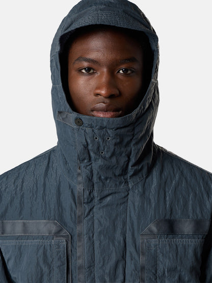 Stone Island Padded Hooded Jacket with Anti-Drop Finish Q100007