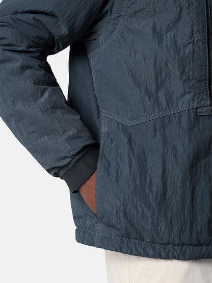 Stone Island Padded Hooded Jacket with Anti-Drop Finish Q100007