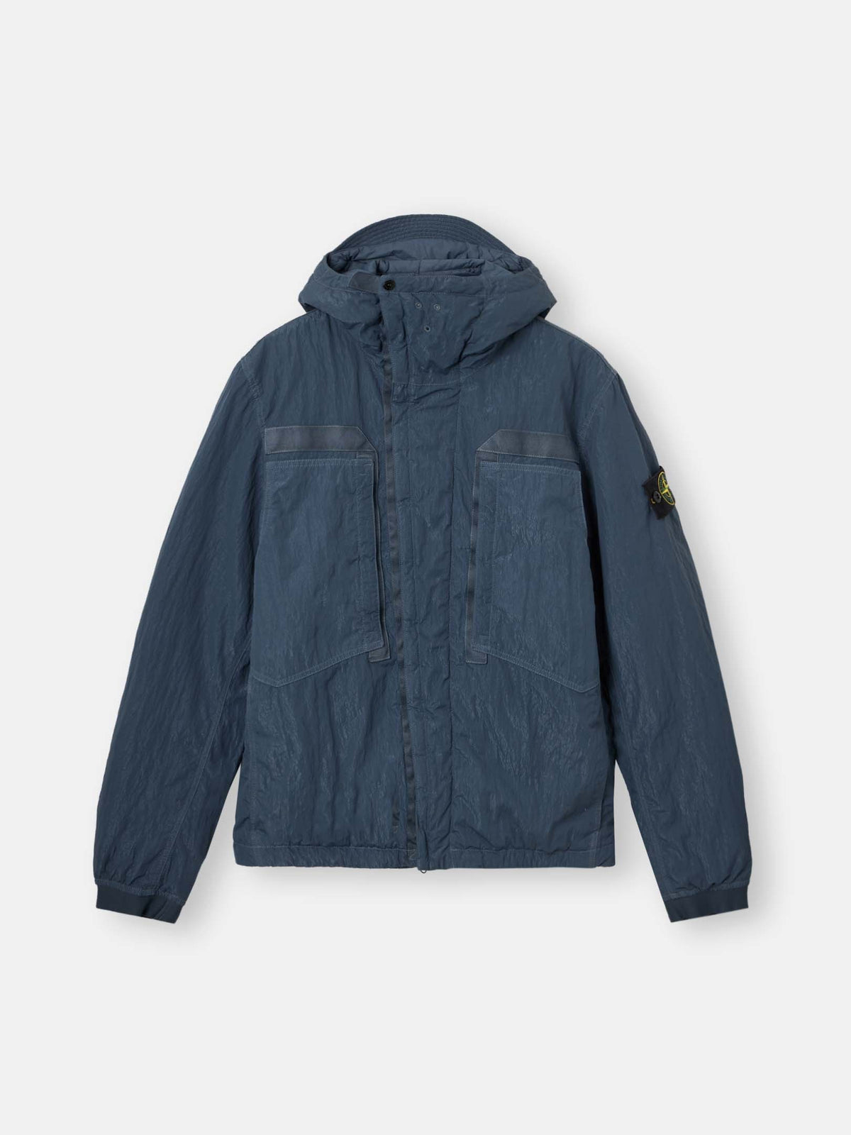 Stone Island Padded Hooded Jacket with Anti-Drop Finish Q100007