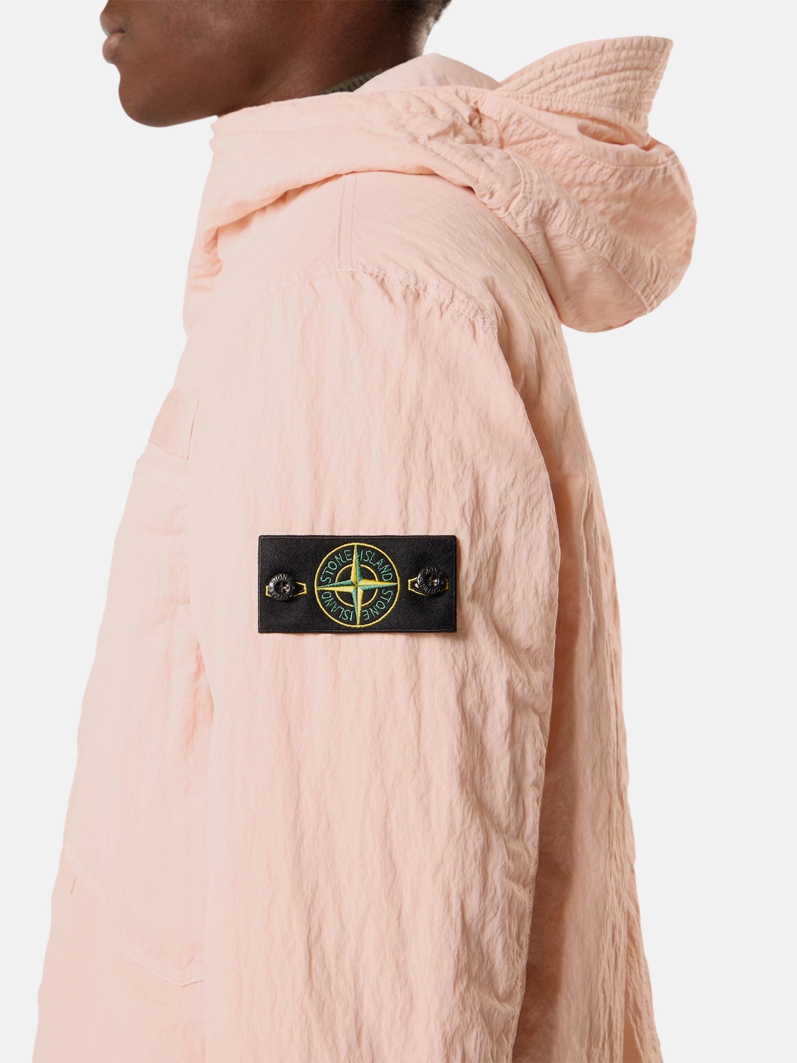 Stone Island Padded Hooded Jacket with Anti-Drop Finish Q100007