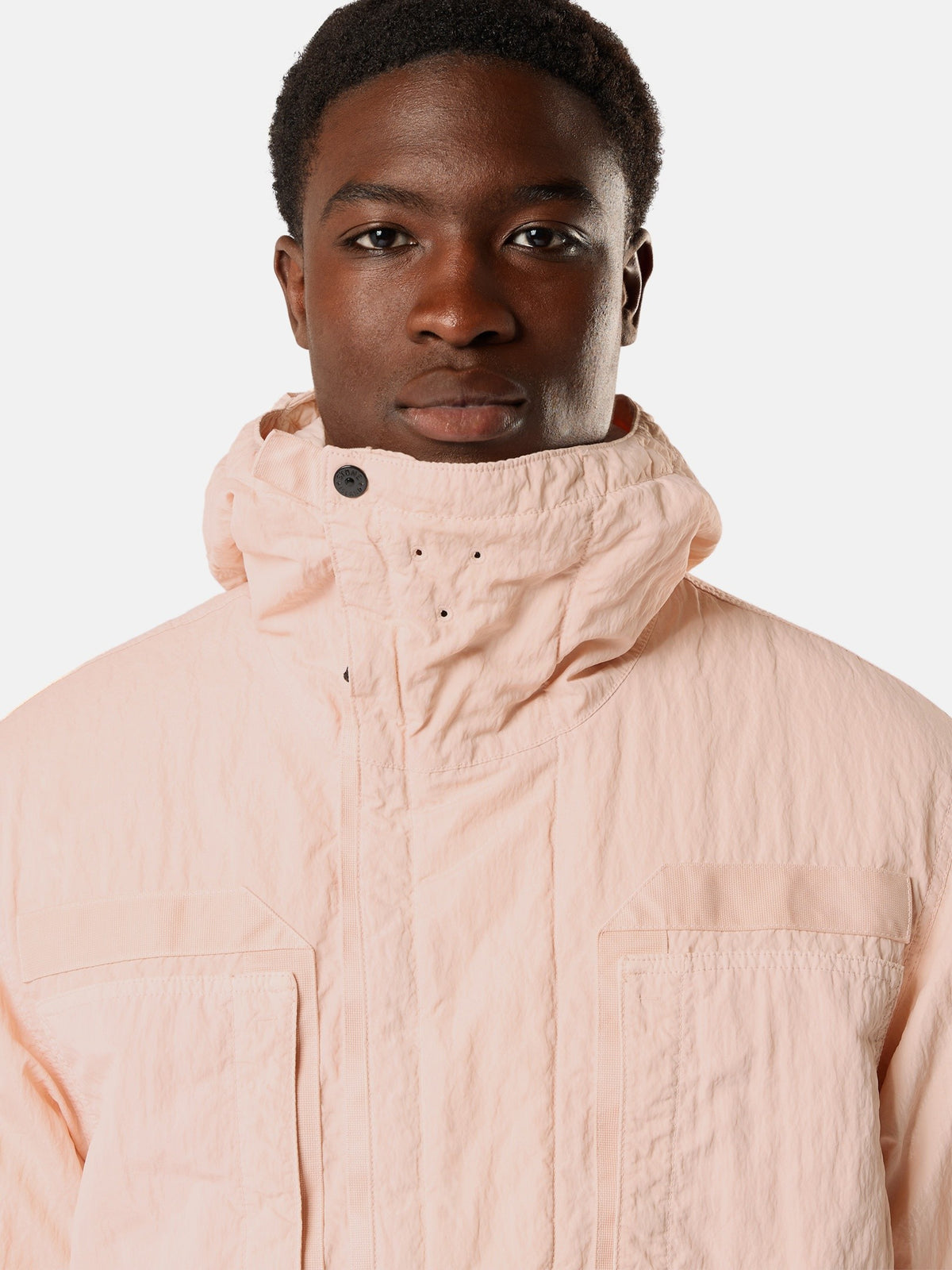 Stone Island Padded Hooded Jacket with Anti-Drop Finish Q100007