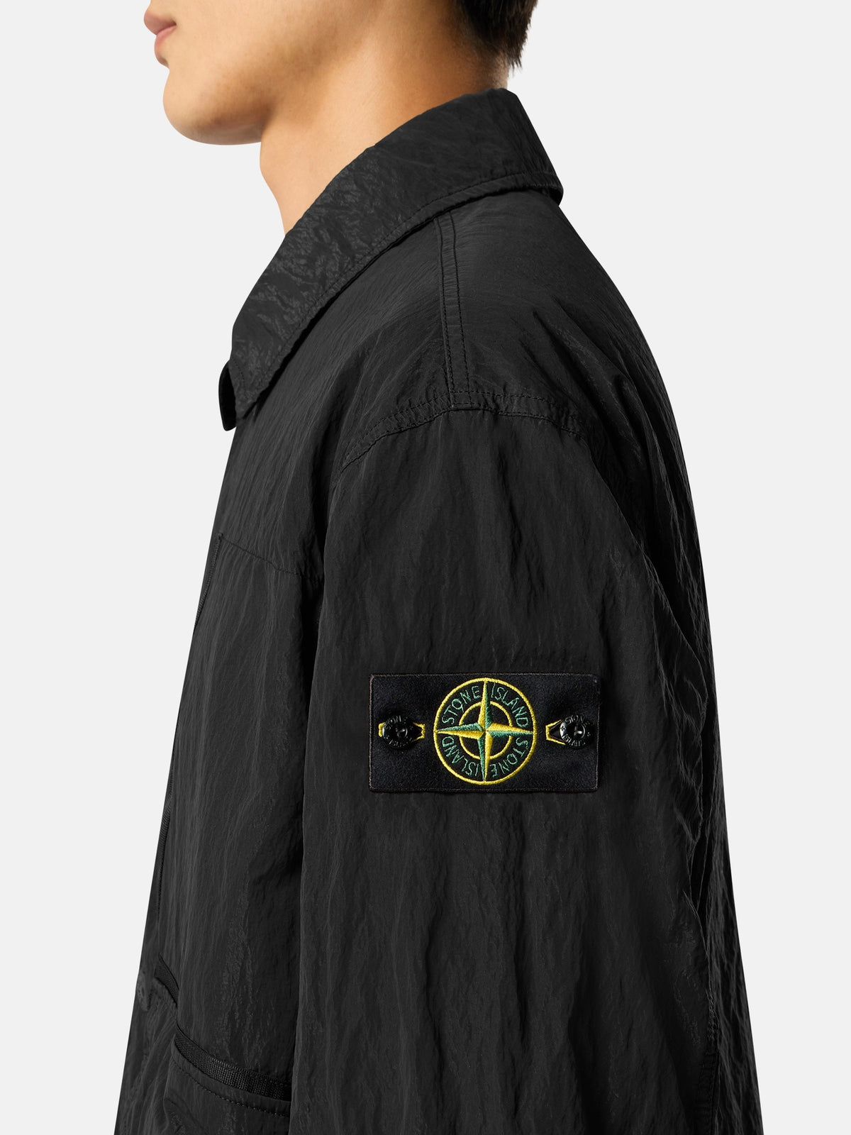 Stone Island Coach Jacket with Anti-Drop Finish Q100008