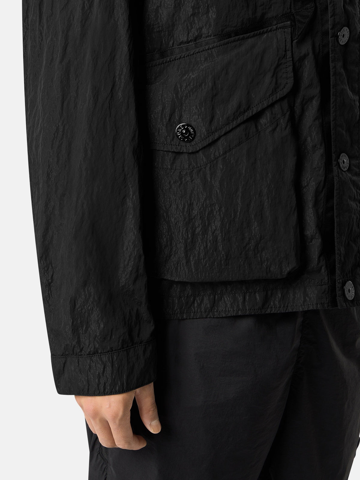 Stone Island Coach Jacket with Anti-Drop Finish Q100008