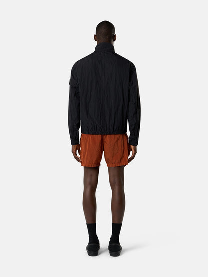 Stone Island Stand Collar Jacket with Anti-Drop Finish Q100009