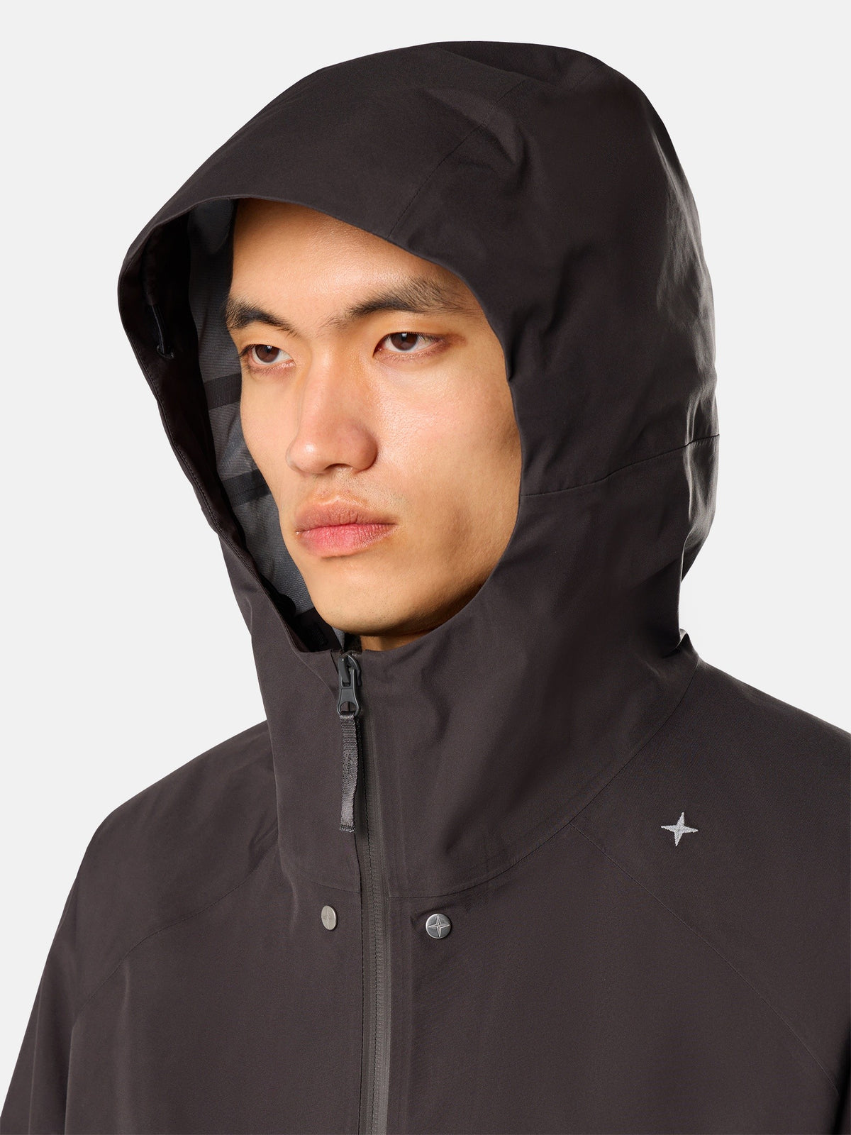 Stone Island Waterproof and Windproof Hooded Jacket Q100012