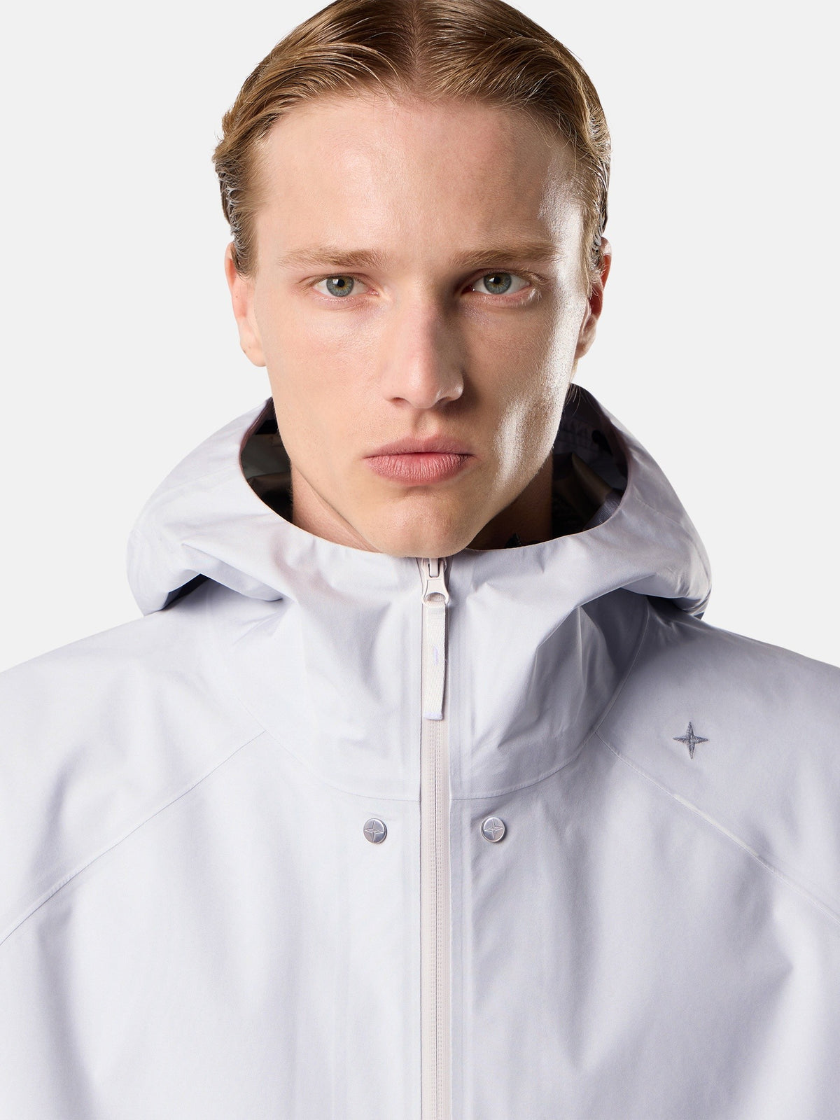 Stone Island Waterproof and Windproof Hooded Jacket Q100012