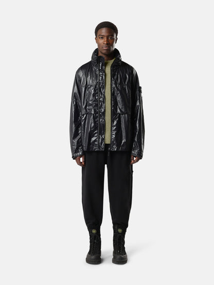 Stone Island Hooded Jacket with Water-Resistant Membrane Q100019
