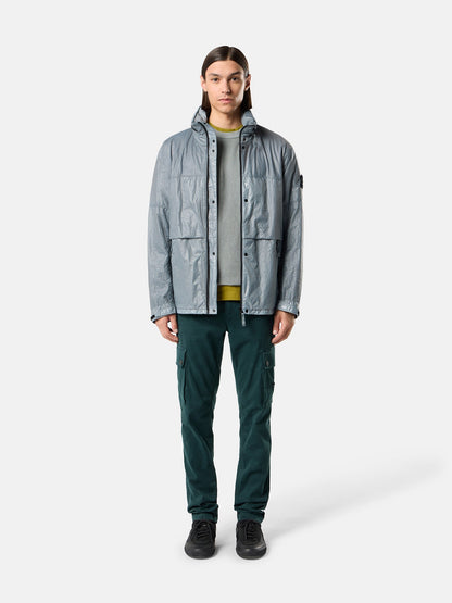 Stone Island Hooded Jacket with Water-Resistant Membrane Q100019