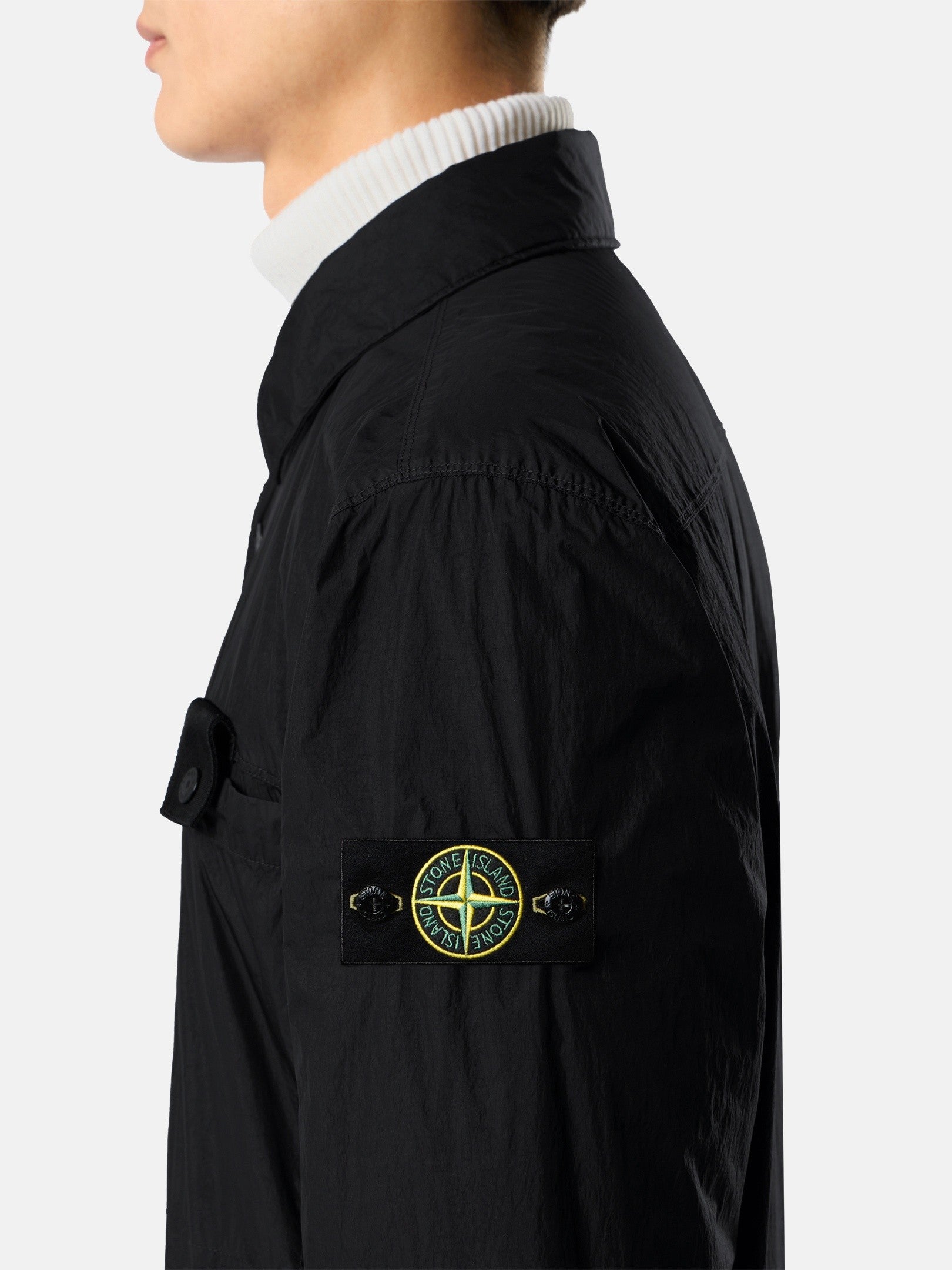 Stone Island Wind-Resistant Padded Coach Jacket with Anti-Drop Q100022