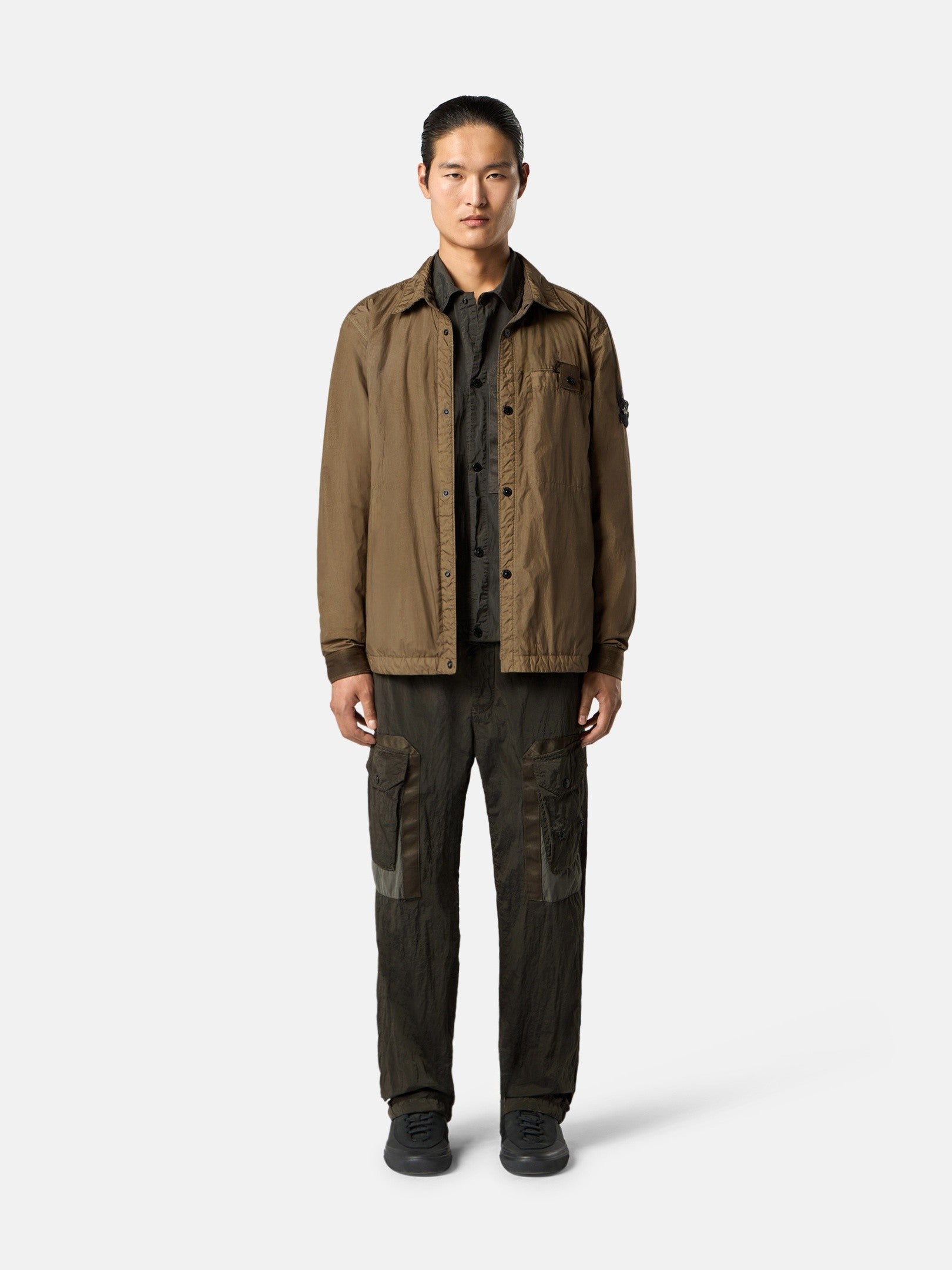 Stone Island Wind-Resistant Padded Coach Jacket with Anti-Drop Q100022