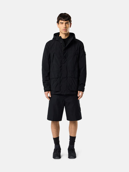Stone Island Short Parka with Anti-Drop Finish Q100024