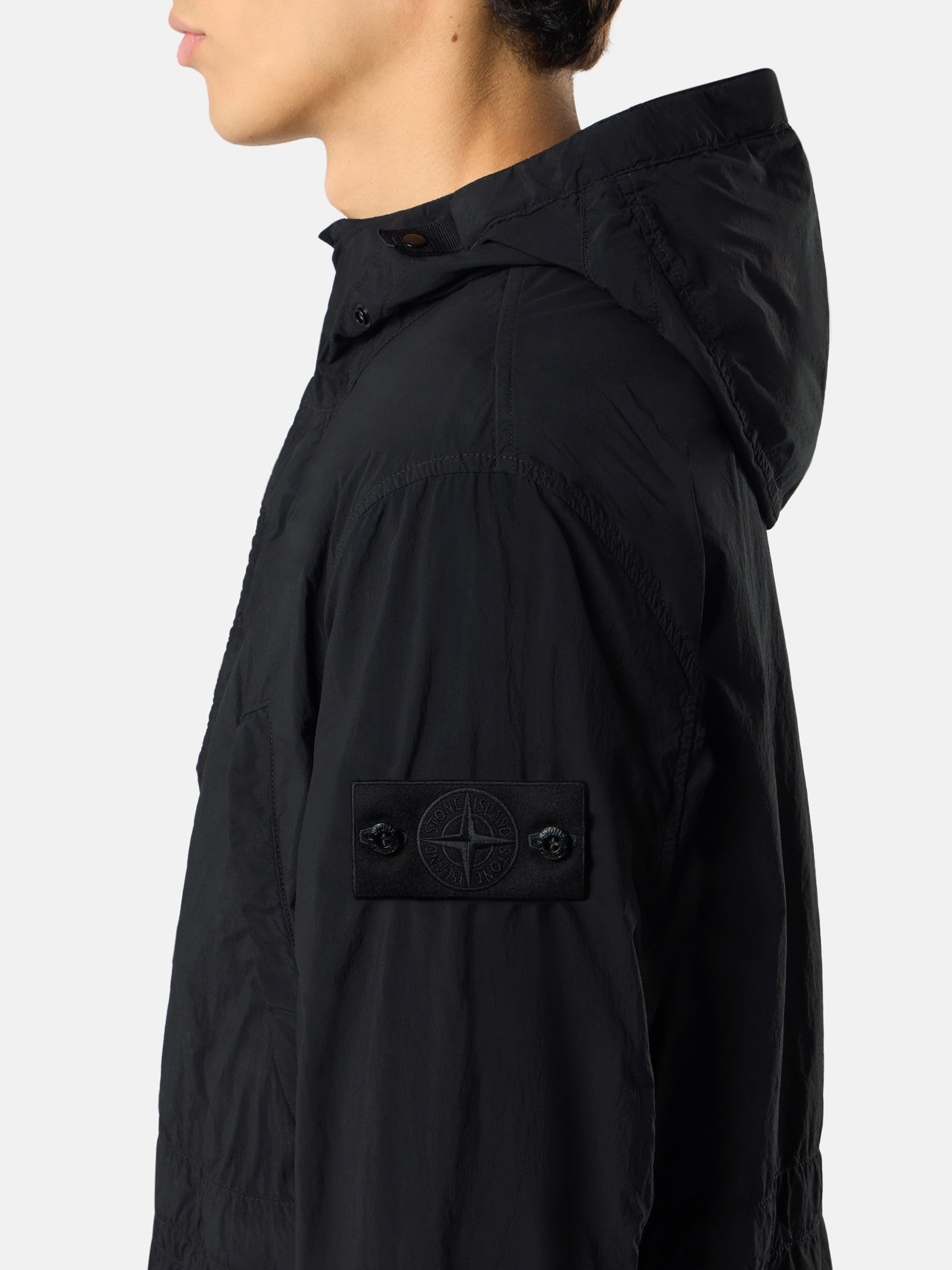 Stone Island Short Parka with Anti-Drop Finish Q100024
