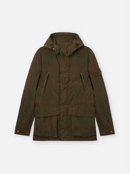 Stone Island Short Parka with Anti-Drop Finish Q100024
