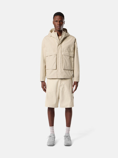 Stone Island Windproof and Breathable Hooded Jacket Q100025
