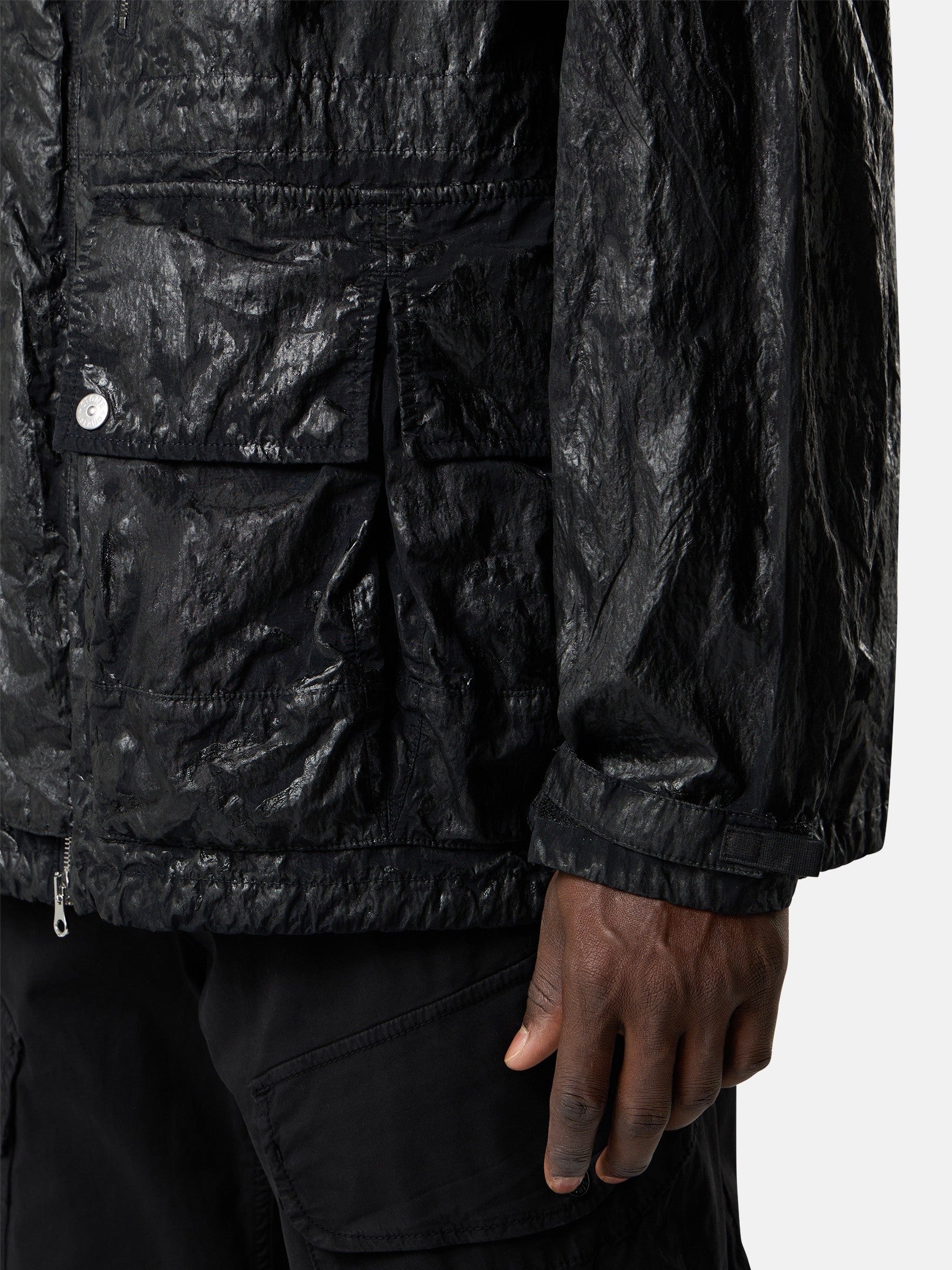Stone Island Hooded Jacket with Multiple Pockets Q100027