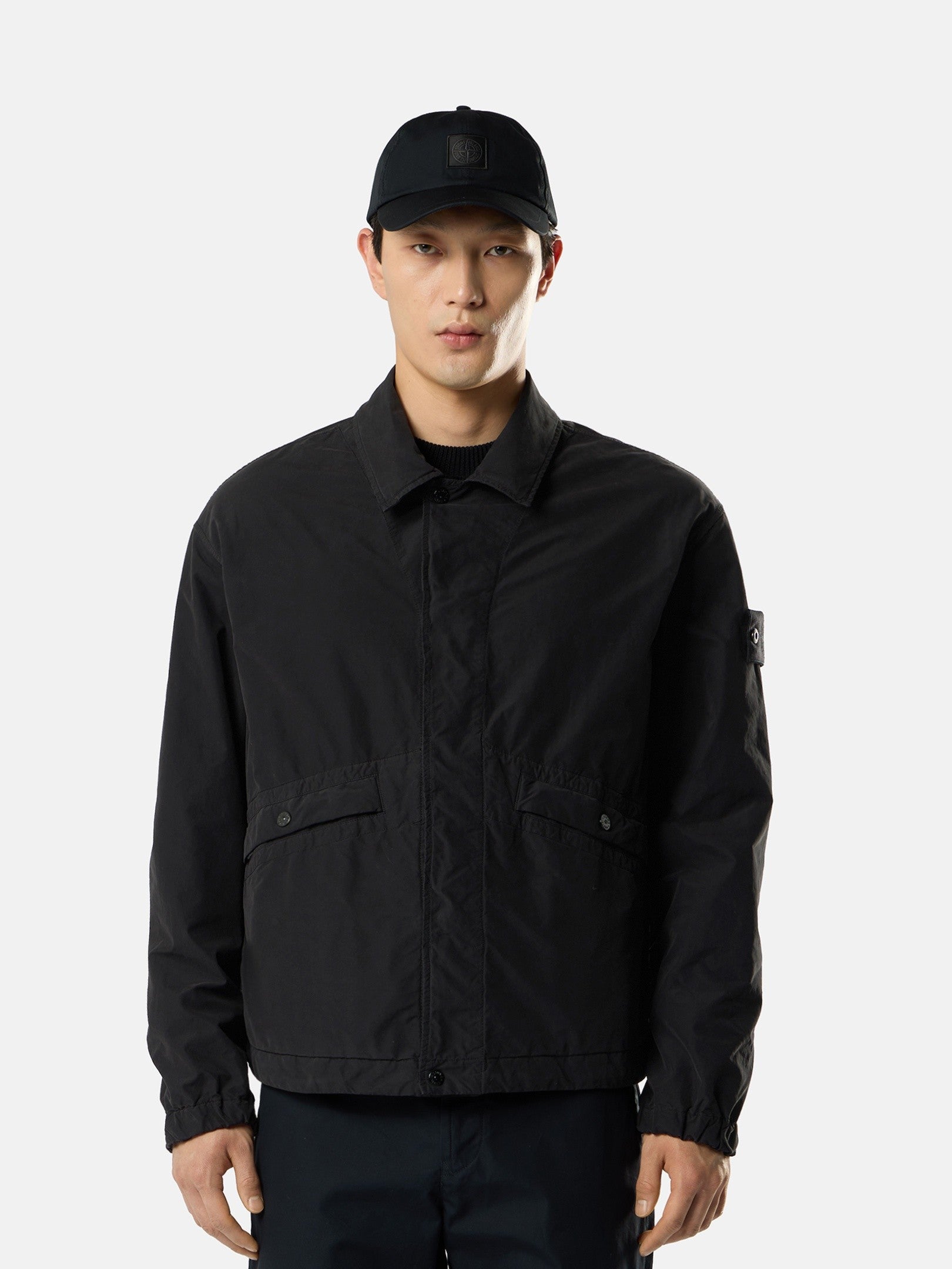 Stone Island Coach Jacket with Anti-Drop Finish Q100028