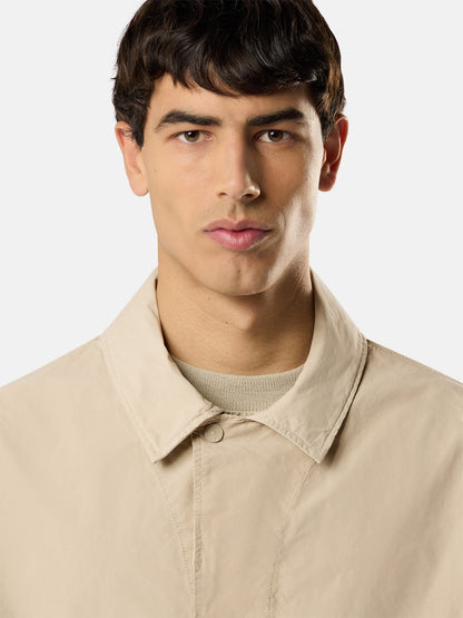 Stone Island Coach Jacket with Anti-Drop Finish Q100028