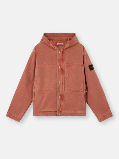 Stone Island Hooded Jacket with Multiple Pockets Q100045