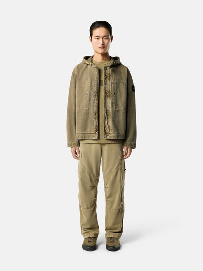 Stone Island Hooded Jacket with Multiple Pockets Q100045