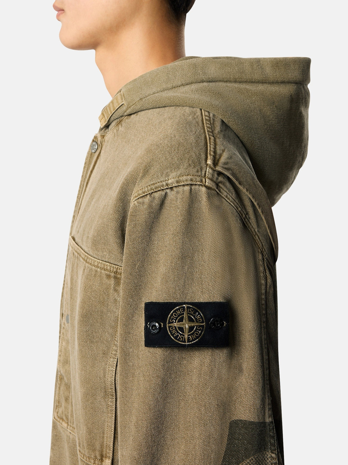 Stone Island Hooded Jacket with Multiple Pockets Q100045