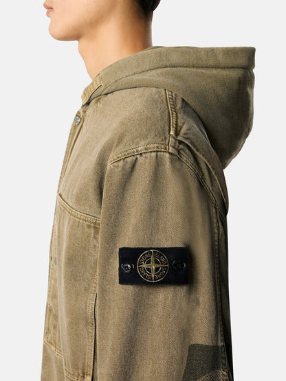 Stone Island Hooded Jacket with Multiple Pockets Q100045