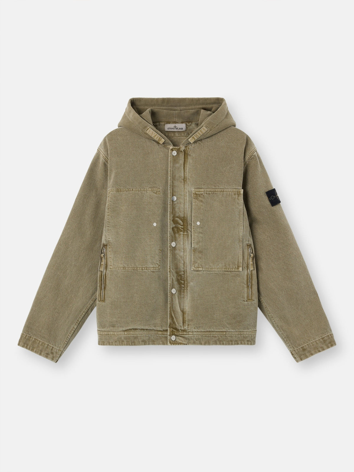 Stone Island Hooded Jacket with Multiple Pockets Q100045