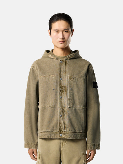 Stone Island Hooded Jacket with Multiple Pockets Q100045