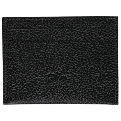Longchamp Le Foulonné Card holder Black