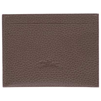 Longchamp Le Foulonné Card holder Taupe
