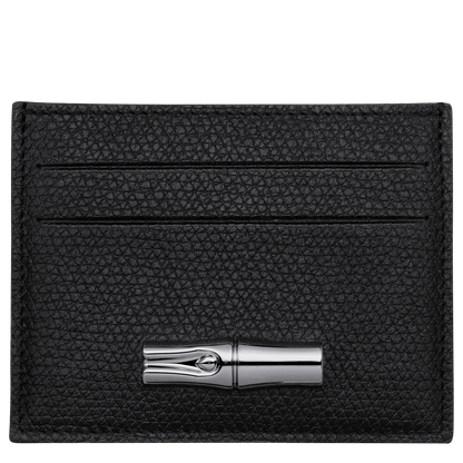Longchamp Le Roseau Card holder Black