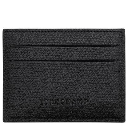 Longchamp Le Roseau Card holder Black