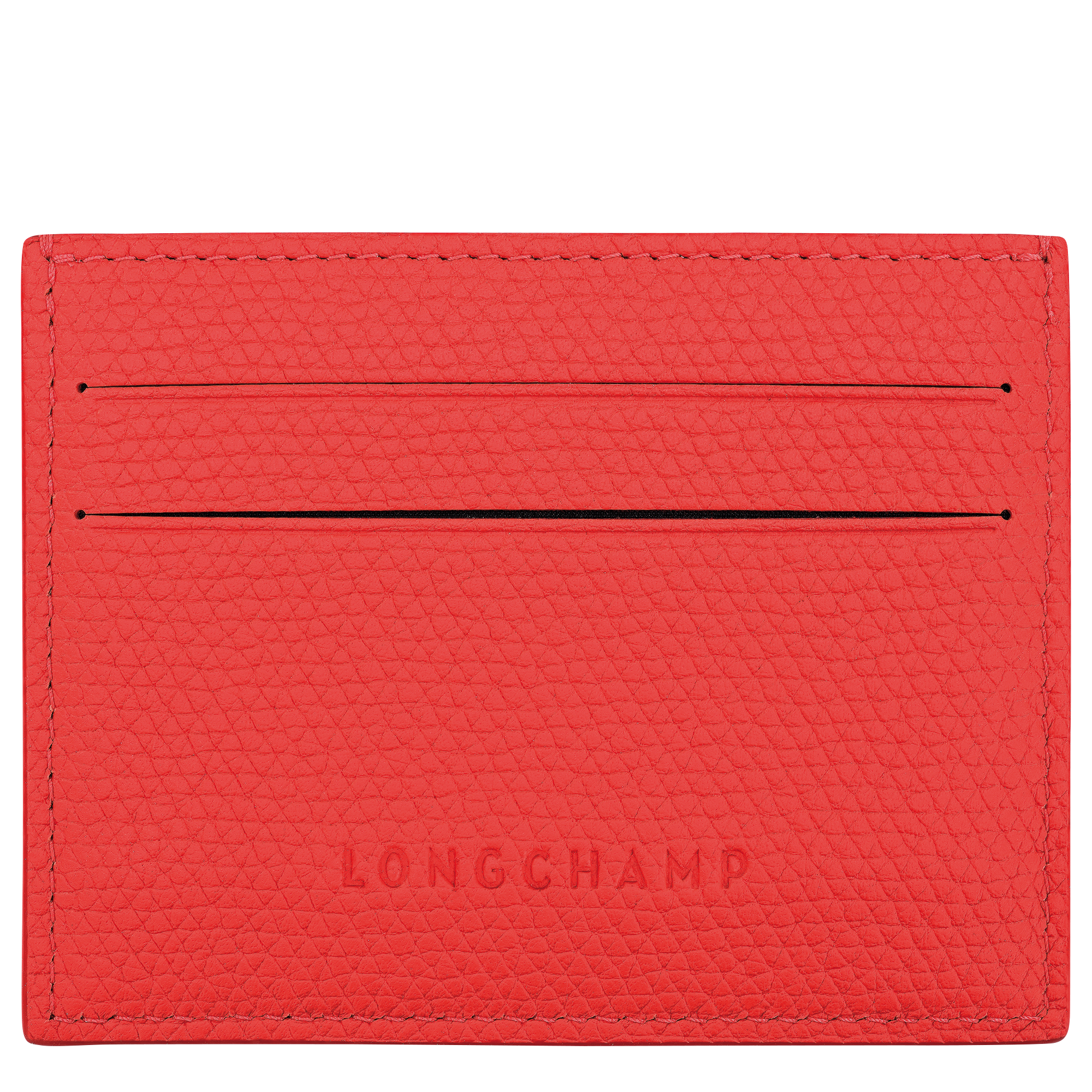 Longchamp Le Roseau Card holder Vermilion