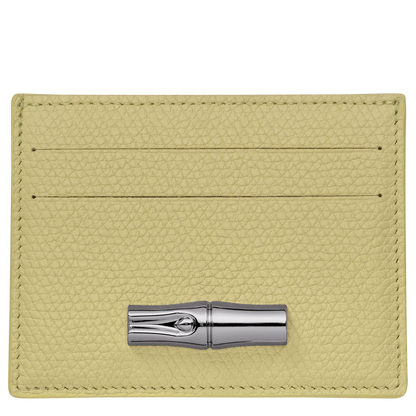 Longchamp Le Roseau Card holder Pistachio