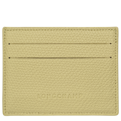 Longchamp Le Roseau Card holder Pistachio