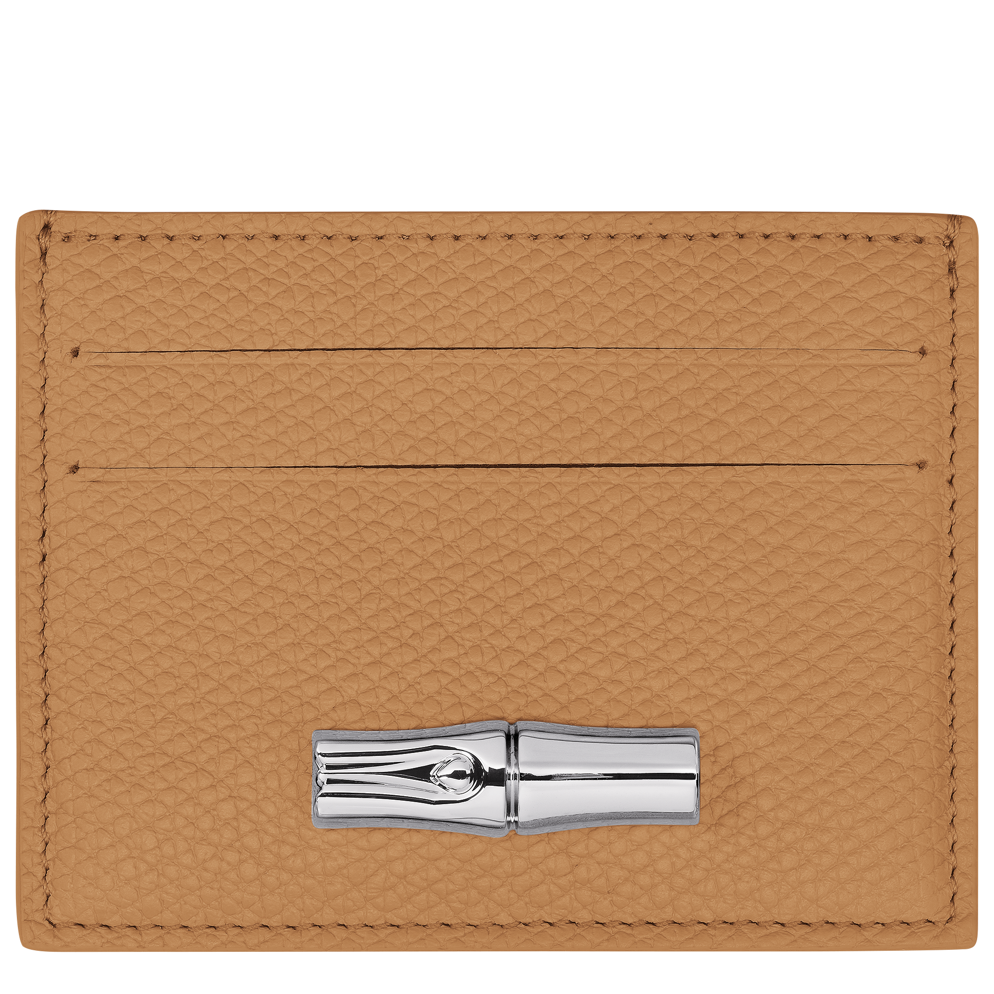Longchamp Le Roseau Card holder Walnut